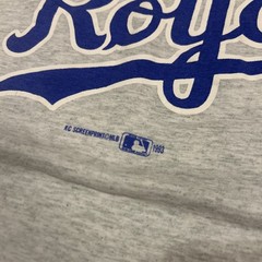 Kansas City Royals Baseball Shirt Single Stitch USA Made Vintage 90’s Size Large