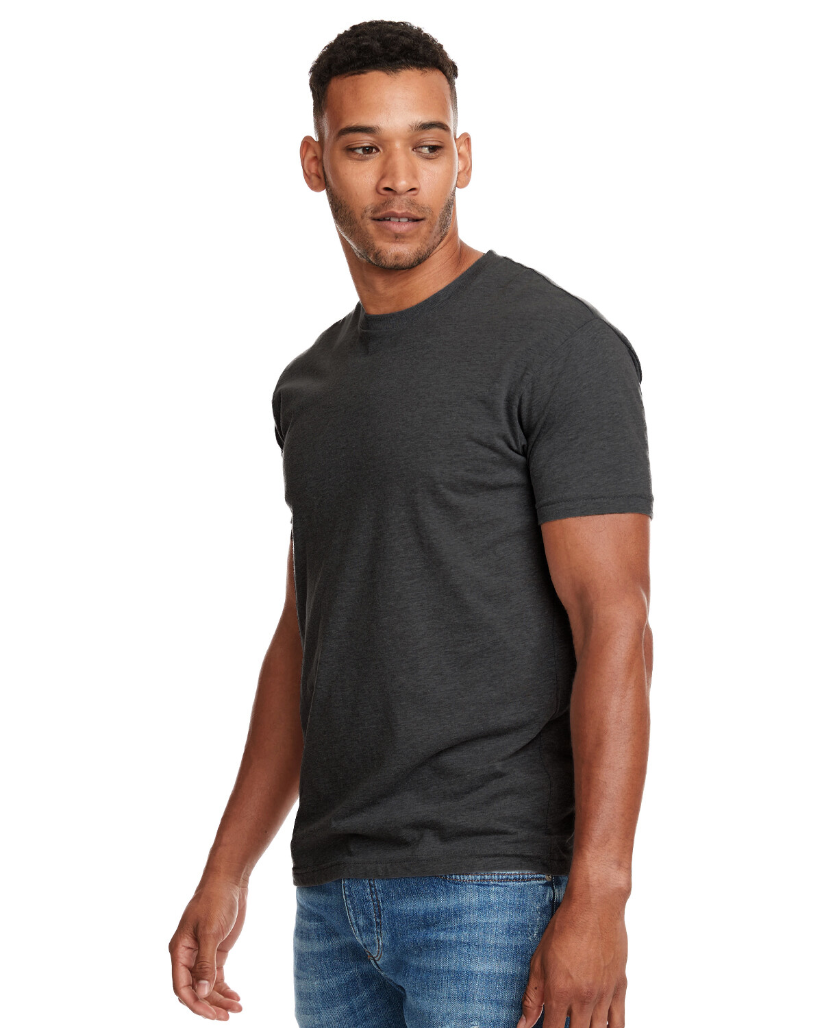Men's Short Sleeve T Shirt Size 3XL Charcoal Gray Next Level 6210 NEW Blank gallery