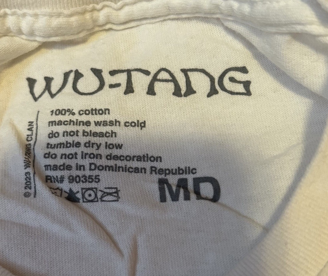 Wu Tang clan t shirt White size Medium Wu-Tang Clan Hip Hop gallery