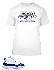 Graphic Tee Shirt To Complement Jordan 11 Win Like 82 Sneaker Sport T