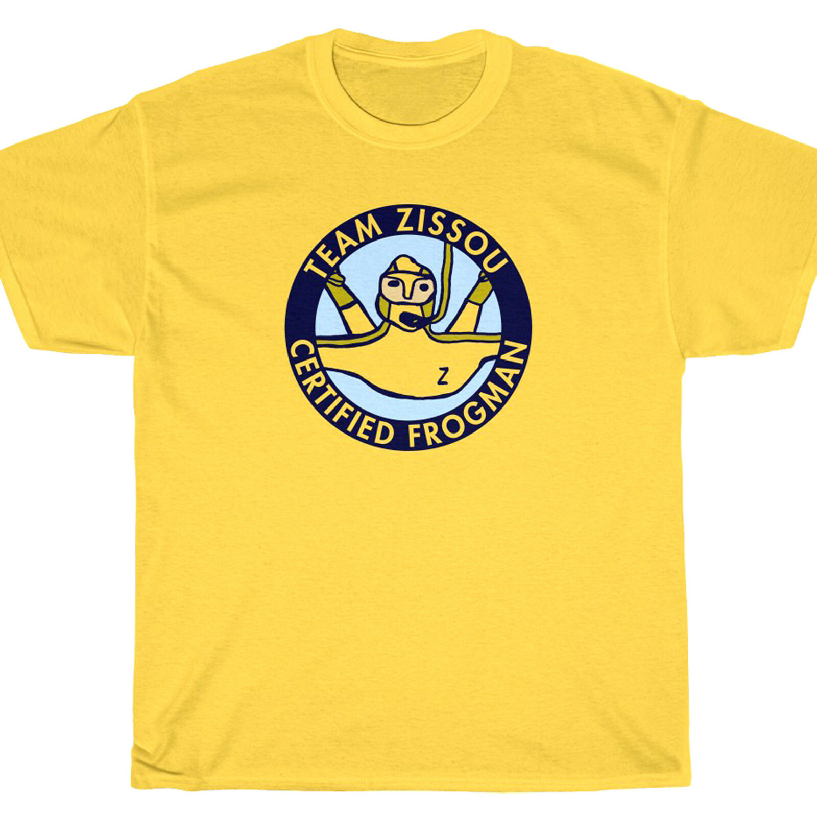 TEAM ZISSOU CERTIFIED FROGMAN T-Shirt - Life Steve Scuba Aquatic gallery