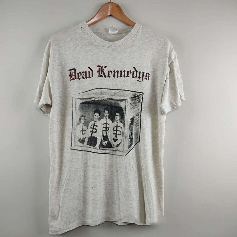 1980 Dead Kennedys Ash Gray Color Shirt All Size Unisex R236
