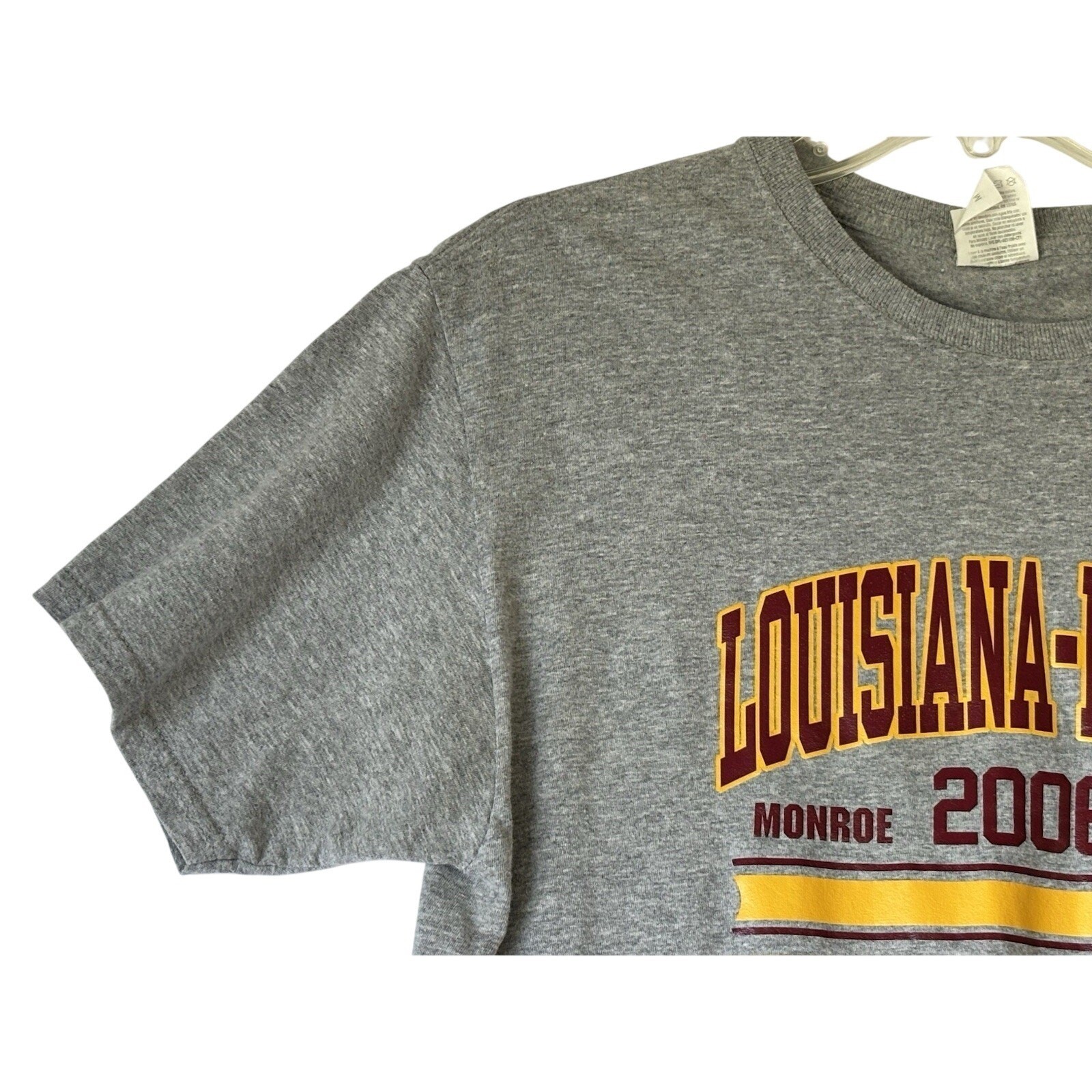 Louisiana-Monroe Indians 2006 T-Shirt Gray Mens Medium ULM gallery