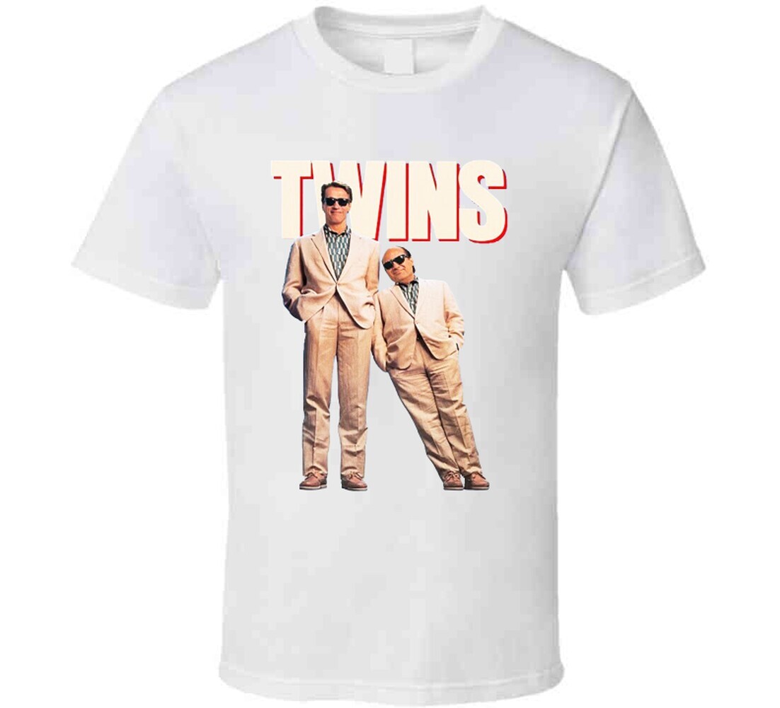 Twins 80's Retro Comedy Schwarzenegger Devito Movie T Shirt gallery