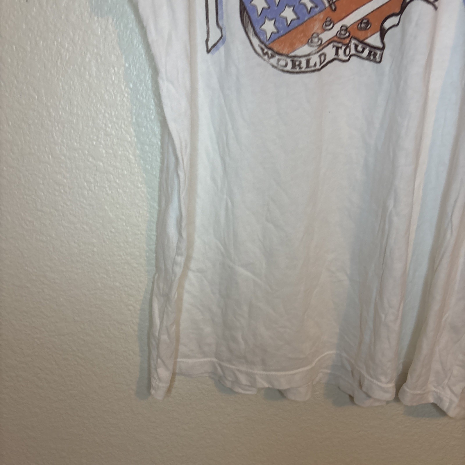 True Religion T Shirt Guitar Bald Eagle World Tour 1971 Rock & Roll Festival XL gallery