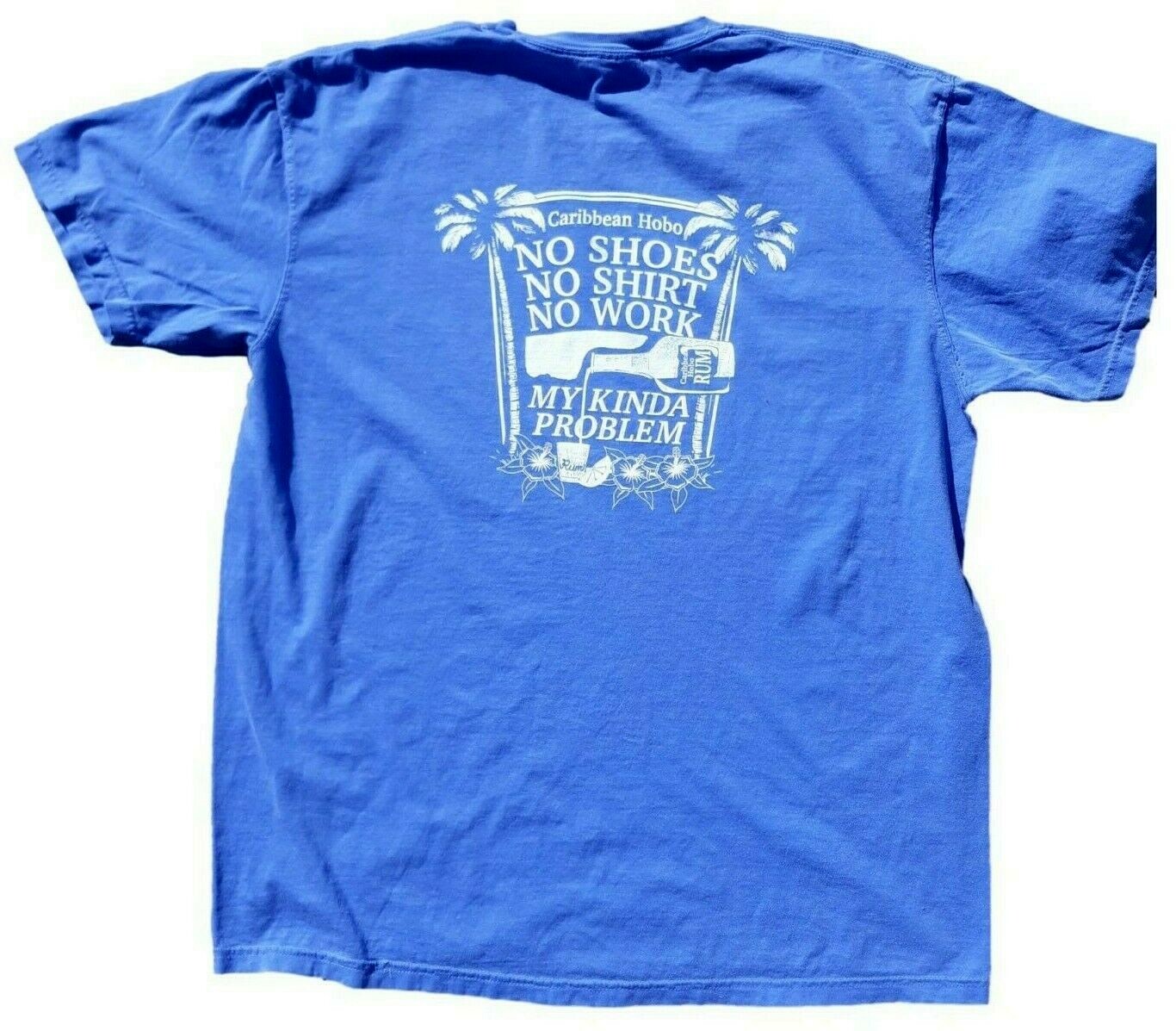 Caribbean Hobo No problem T-shirt key west island Florida Pirate Rum Havana