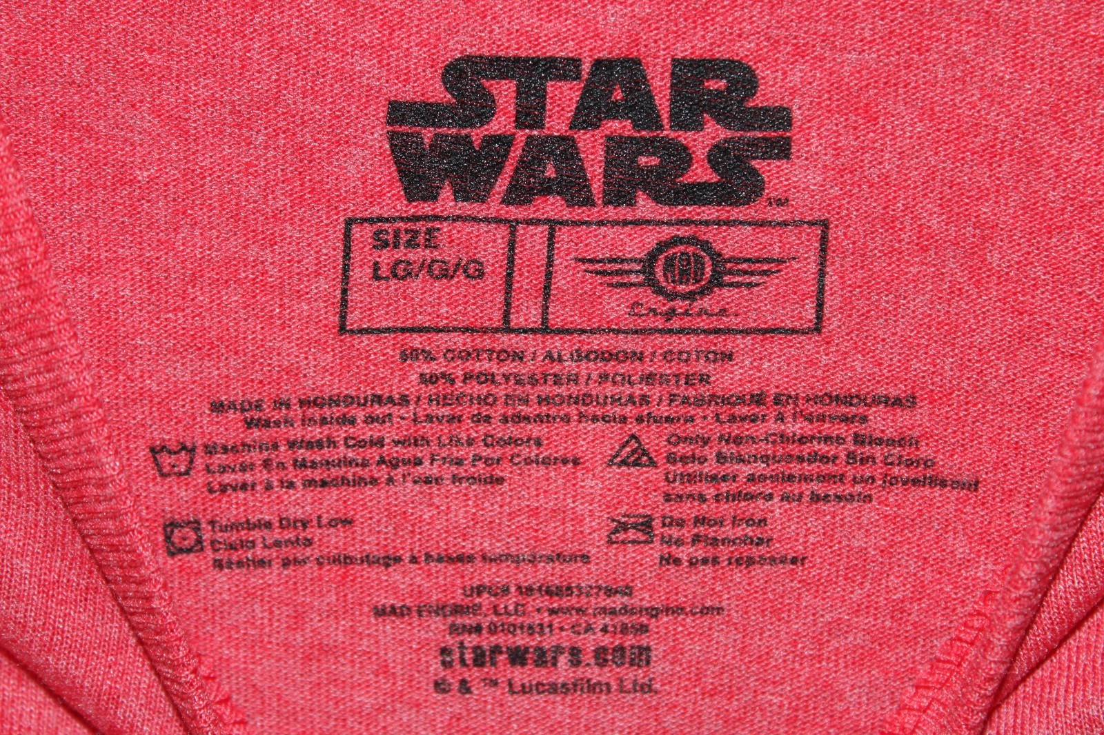 Star Wars Stormtrooper Save the Death Star Men's Christmas Mens T-Shirt L NWT gallery
