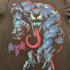 RARE Blue Logo Marvel Venom Neon Graphic T-Shirt – Mad Engine Mineral Wash L