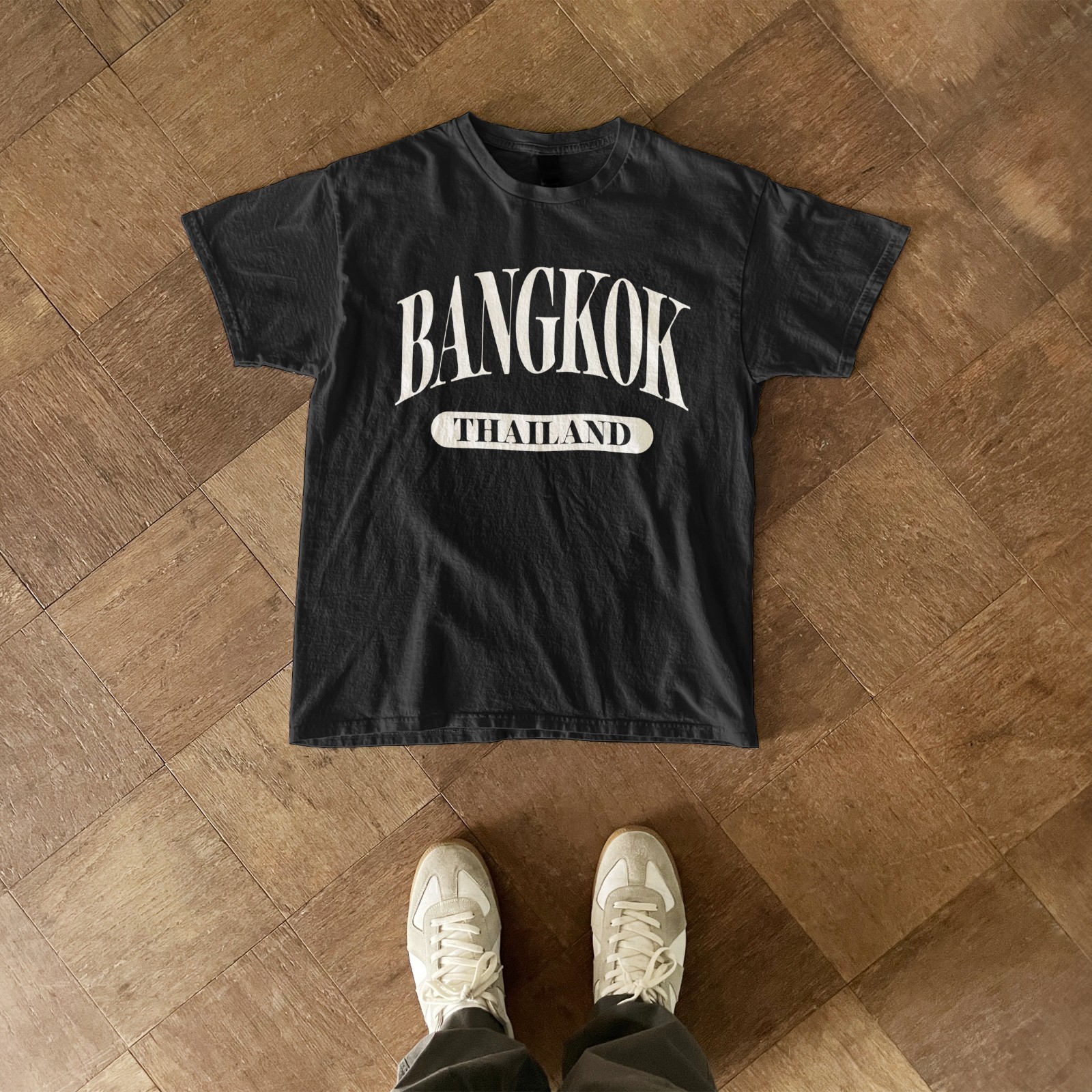 Bangkok Thailand retro vacation souvenir classic tee design gallery