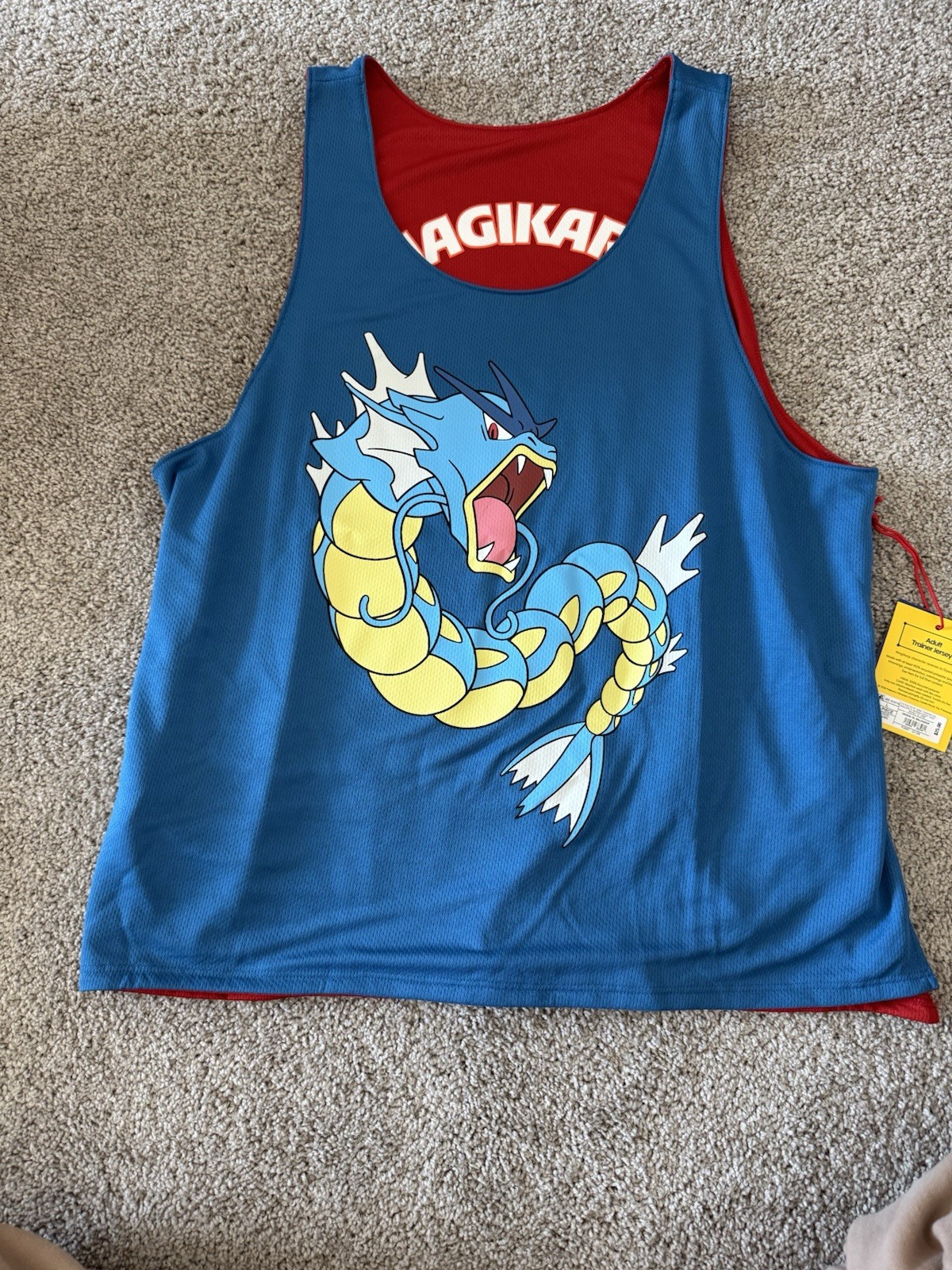 Adult Reversible Jersey Pokemon X Target Collab 30th Gyarados/Magikarp - Large gallery