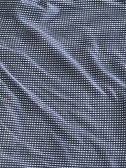 Theory Shirt Men’s Medium Textured Blue Microcheck Cotton Short Sleeve Slim Fit