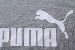 PUMA Men’s Basic Soft Short Sleeve Essential Logo T-Shirt WR4 Gray Medium
