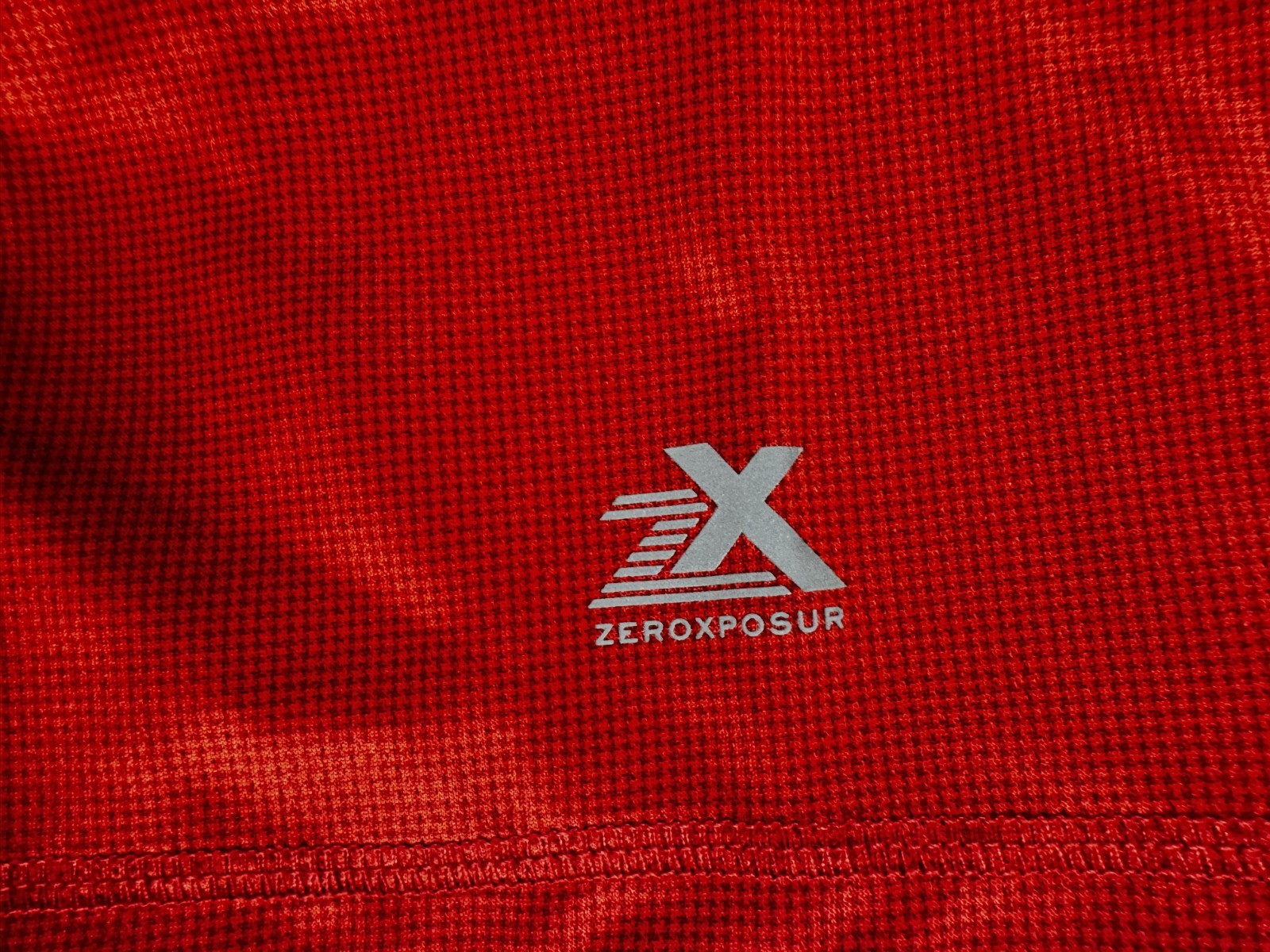 Zeroxposur Sun Protection Short Sleeve Crew Neck T Shirt Men's XL Red UPF 50+ gallery