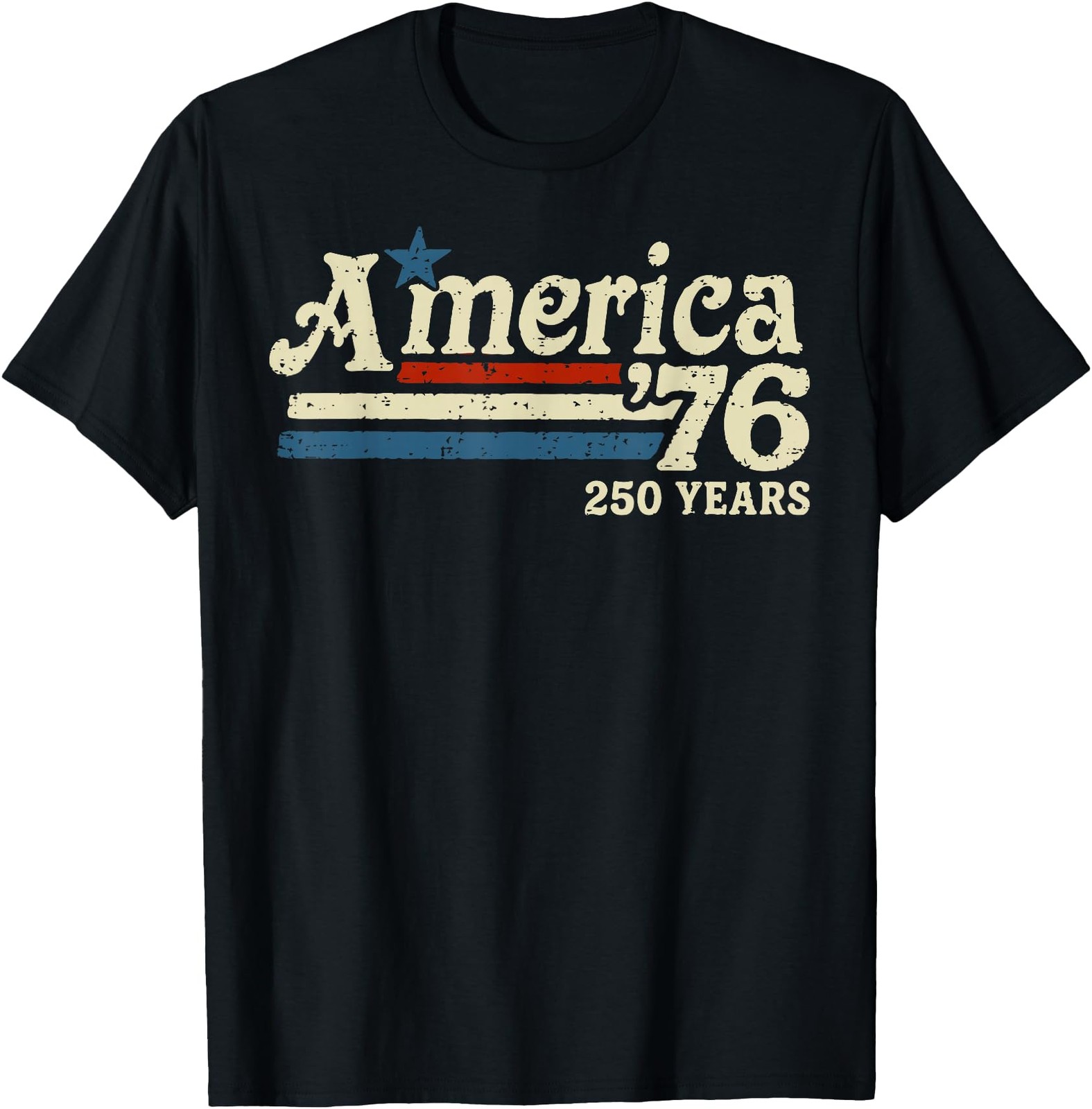 America 76 Retro 250 Years 1776 2026 250th Anniversary USA T-Shirt gallery