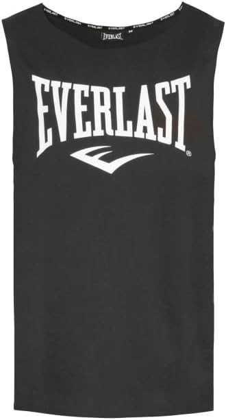 Everlast Men's Black Sleeveless Shirt Glenwood Tank Logo Vest - 2 Pack (S01) gallery