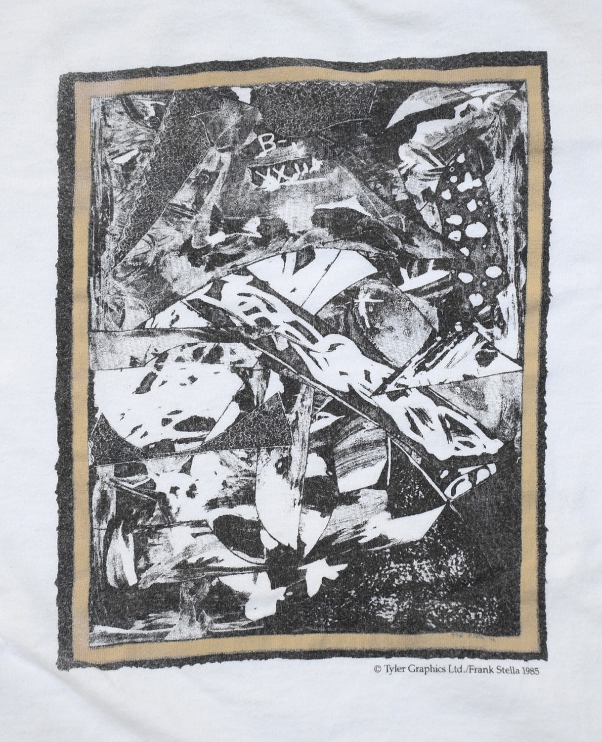 ∞ NEW Vintage FRANK STELLA T Shirt Stock Green Farms Amenia NY MOMA Era 80s ∞