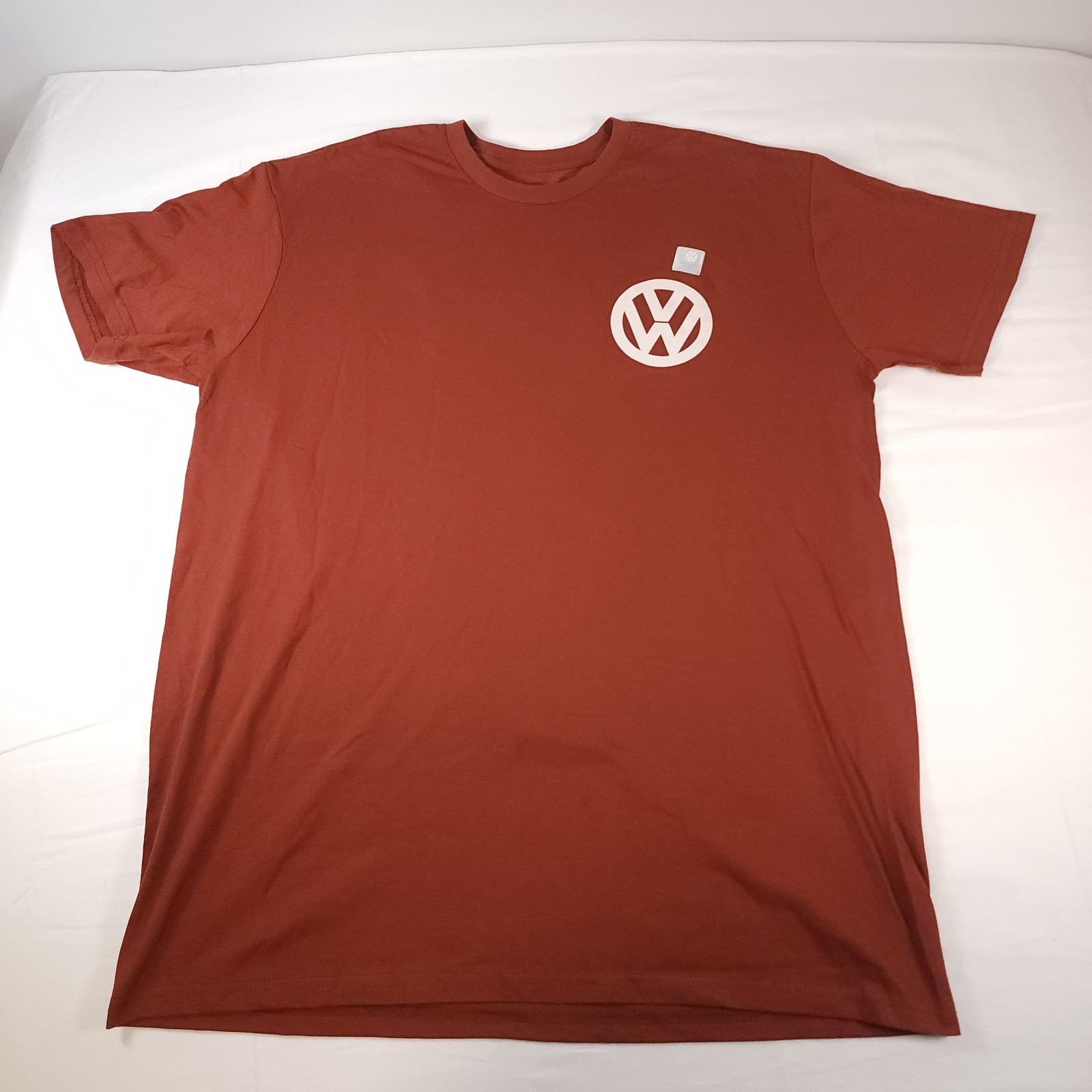 NWT Volkswagen "Cruise Ride" 11-Window Splittie Bus Graphic Tee - Orange - XL gallery
