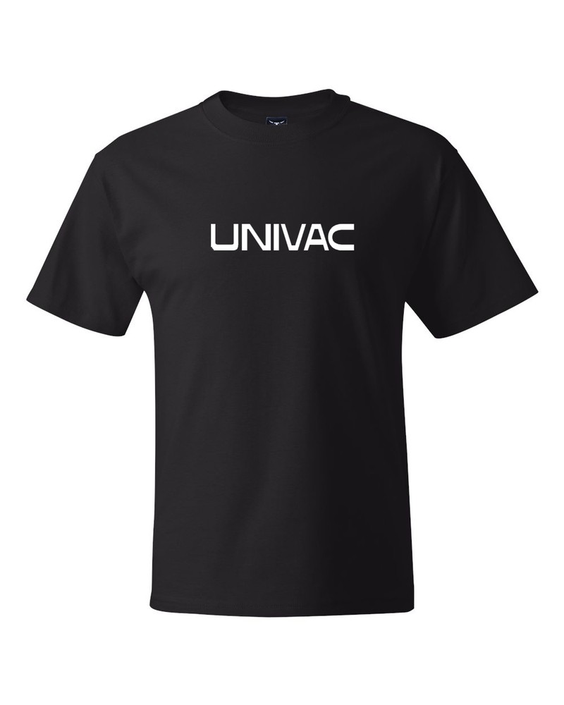 UNIVAC Logo Retro Vintage Computer Geek T-shirts S-5XL