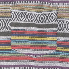 Beautiful Giant Multi color stripes Large retro