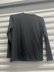 ThermaJohn Long Sleeve Shirt Men’s Small Top Gray Polyester Fleece Lined Thermal