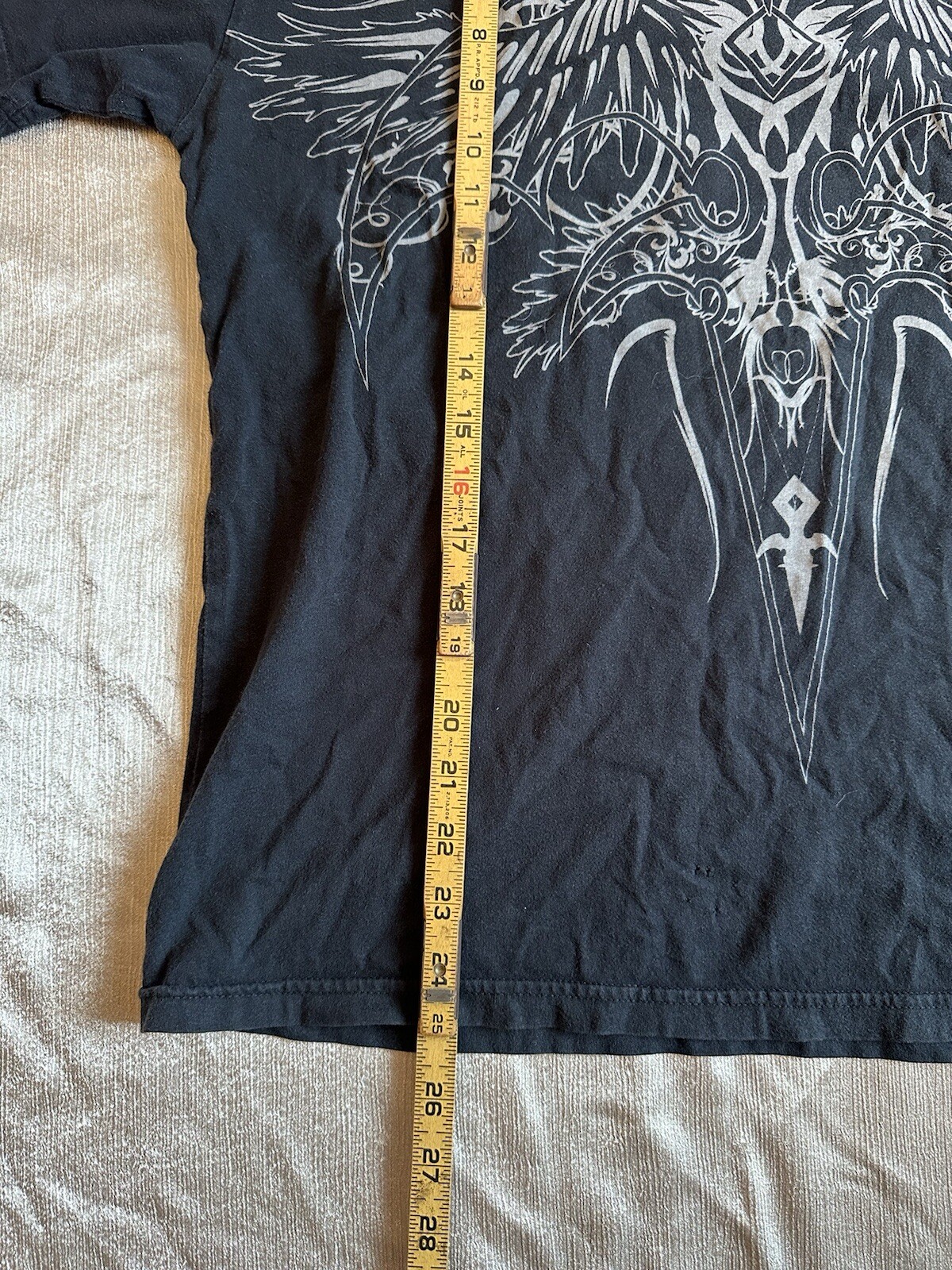 Vintage Queensryche Heavy Metal Rock Band T-Shirt Sz Large Black Y2K Affliction gallery