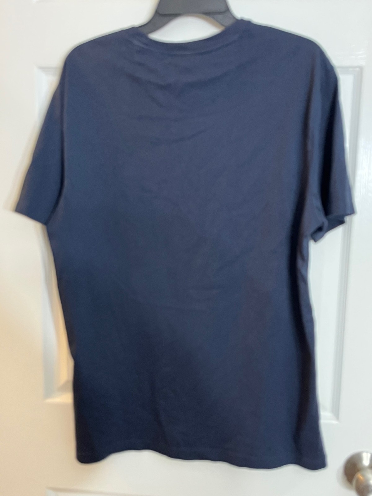 Original Penguin Men’s T-Shirt Size L Navy Blue Tropical Pocket Cotton Tee gallery