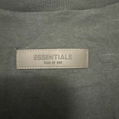 Fear of God ESSENTIALS Stretch Limo Long Sleeve Logo T-Shirt Size Large