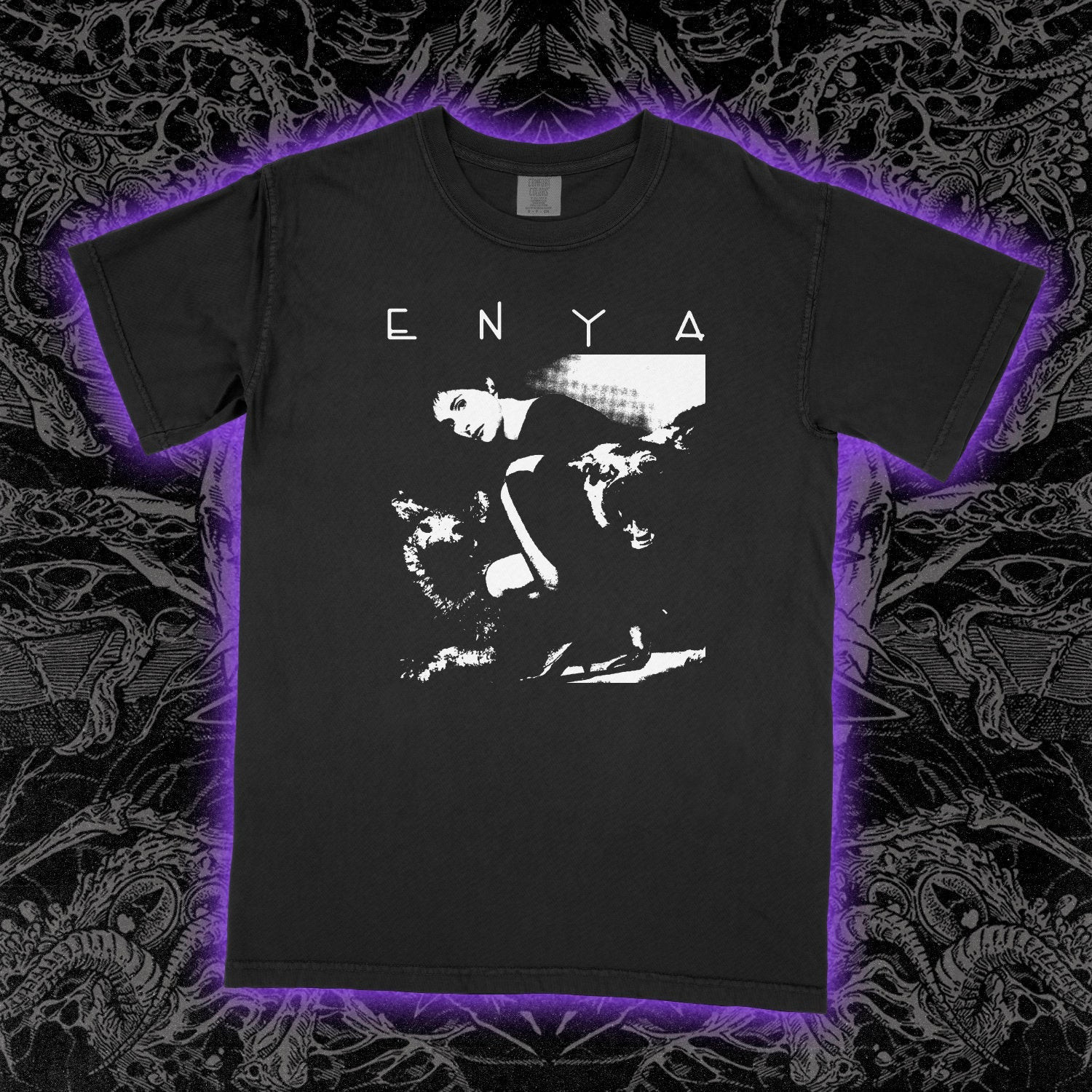 Enya T-Shirt Vintage Celtic New Age Singer Graphic Tee Orinoco Flow Unisex Soft gallery