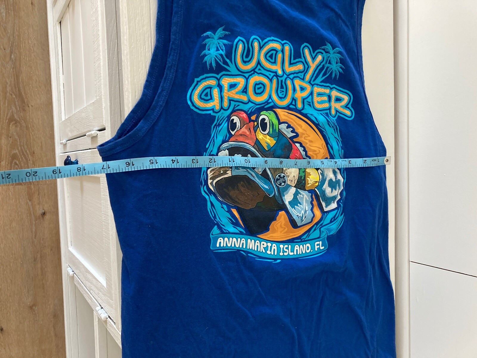 Tank Top Small “The Ugly Grouper” Anna Maria Island, FL Excellent Condition gallery