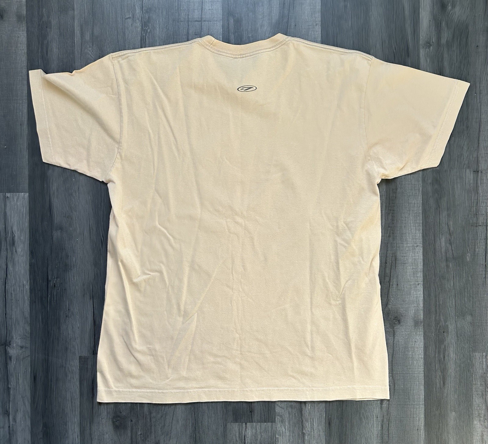 Vintage 90s Seven Tenths Divewear T Shirt Large Beige Scuba 'Subhuman' Tee Rare gallery