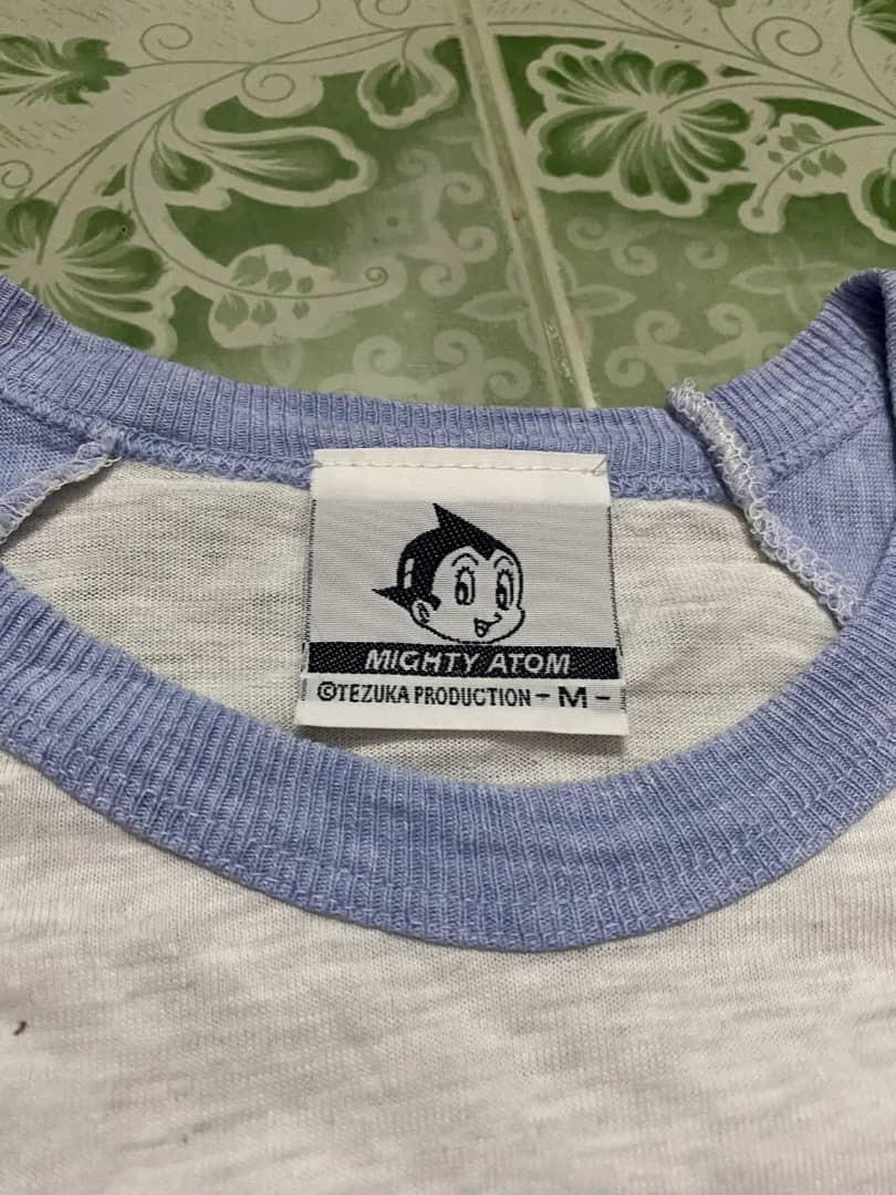 Vintage 90s Astro Boy Mighty Atom Shirt Bandai Tezuka Anime Raglan Baseball Tee gallery