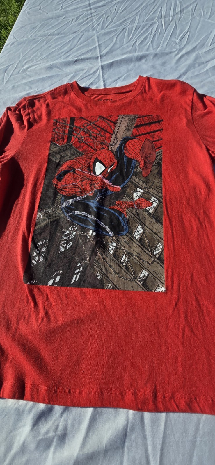 Marvel Spider-Man Mens Red long-sleeve t-shirt Size 2XL gallery