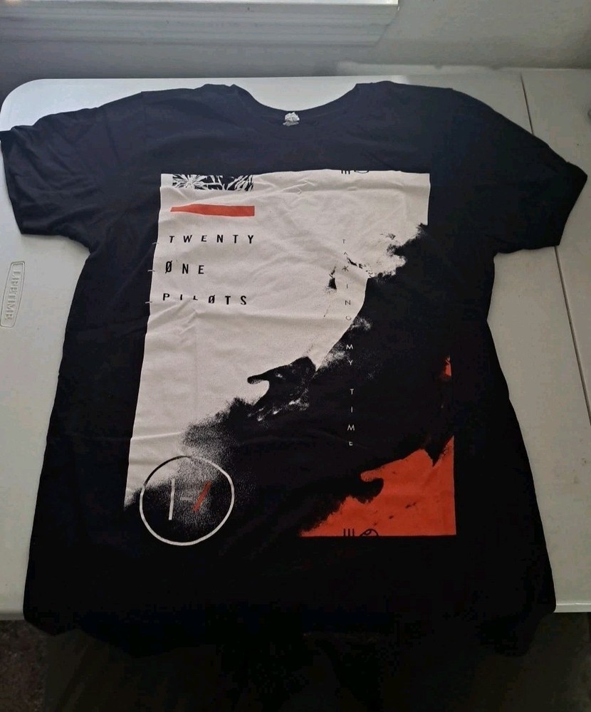 Twenty One Pilots Shirt Taking My Time Not Today Vessel 2013 Retro Black Adult S