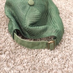 John Deere Strapback hat Cap Mesh Green Yellow Patch Adjustable One Size