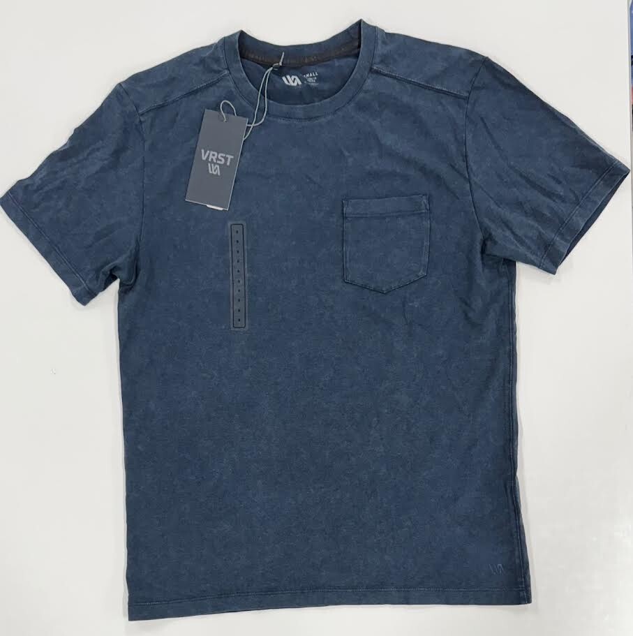 VRST ' ESSENTIAL POCKET T-SHIRT ' MENS NWT ' SIZE SMALL ' DARKER ARDOSIA SLATE gallery