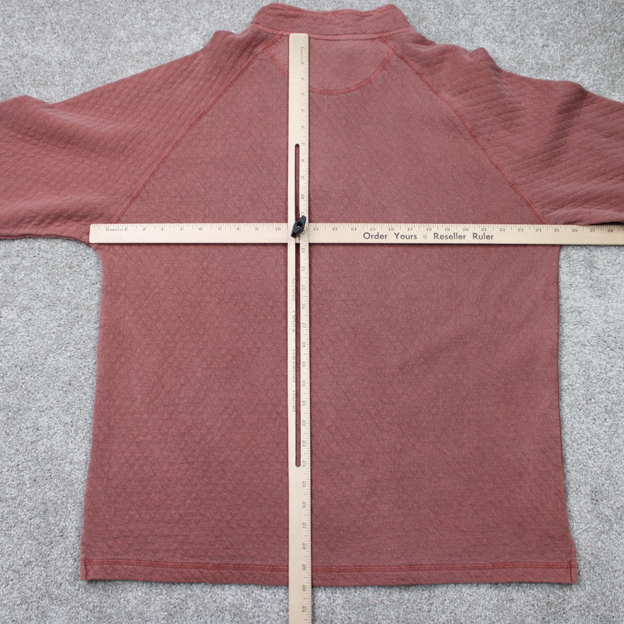 The Territory Ahead Shirt Mens XL Red Quilted Cotton/Poly Elbow Pads Long Sleeve gallery