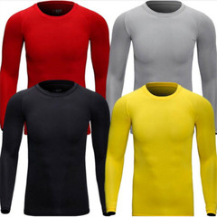 Athletic Long Sleeve Compression Shirts Men’s Dry Fit Sports Gym Shirts Outdoor