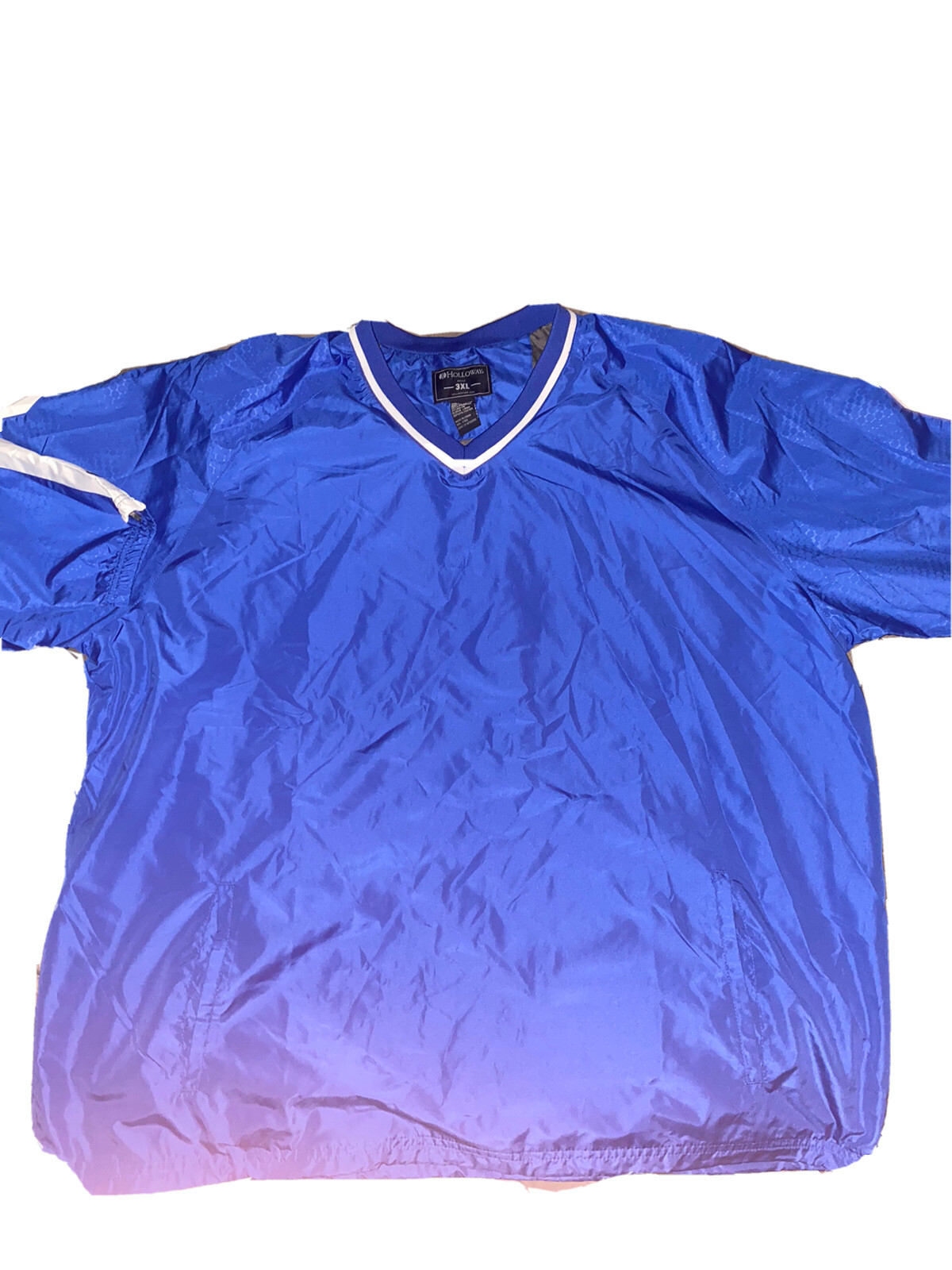 Holloway Micron Polyester V-Neck Collar Lightweight Bionic Wind T-Shirt Size 3XL gallery
