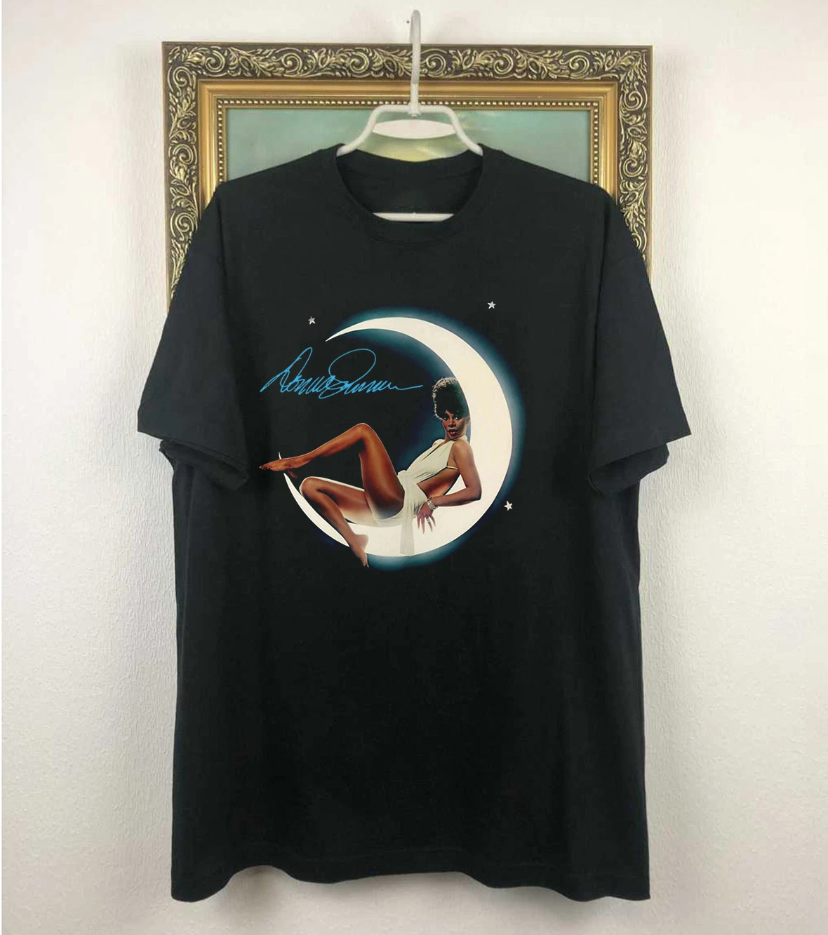 Four Seasons Of Love Donna Summer Black Cotton T Shirt Full Size S-5XLf gallery