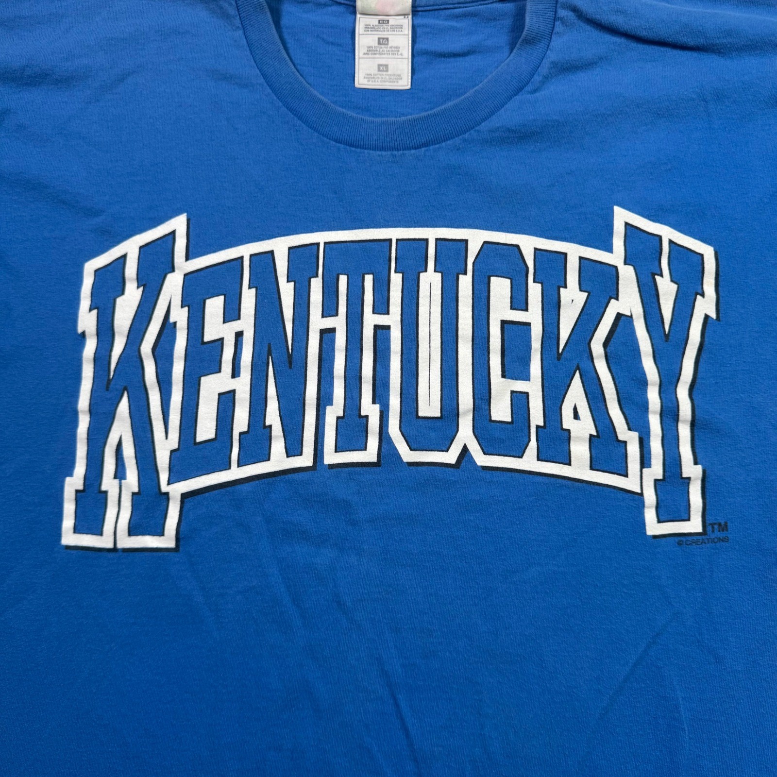 Fruit of the Loom Kentucky T-Shirt Mens XL Blue Excellent NCAA Wildcats Graphic gallery