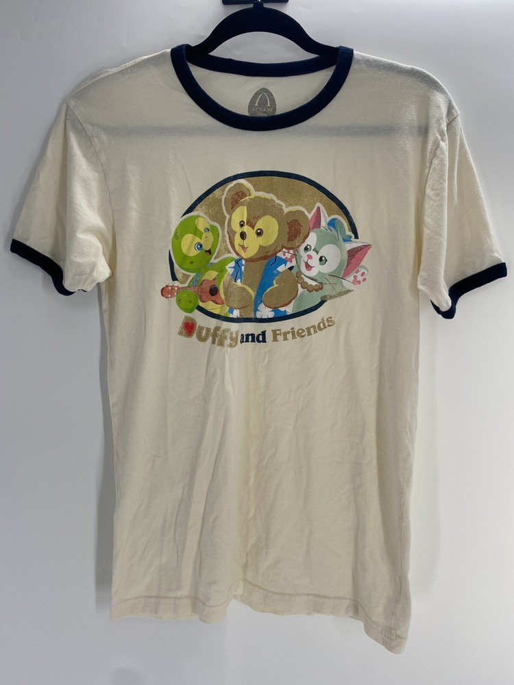 Disney Ringer Tee Aulani A Resort And Spa Duffy and Friends T-shirt Size Small