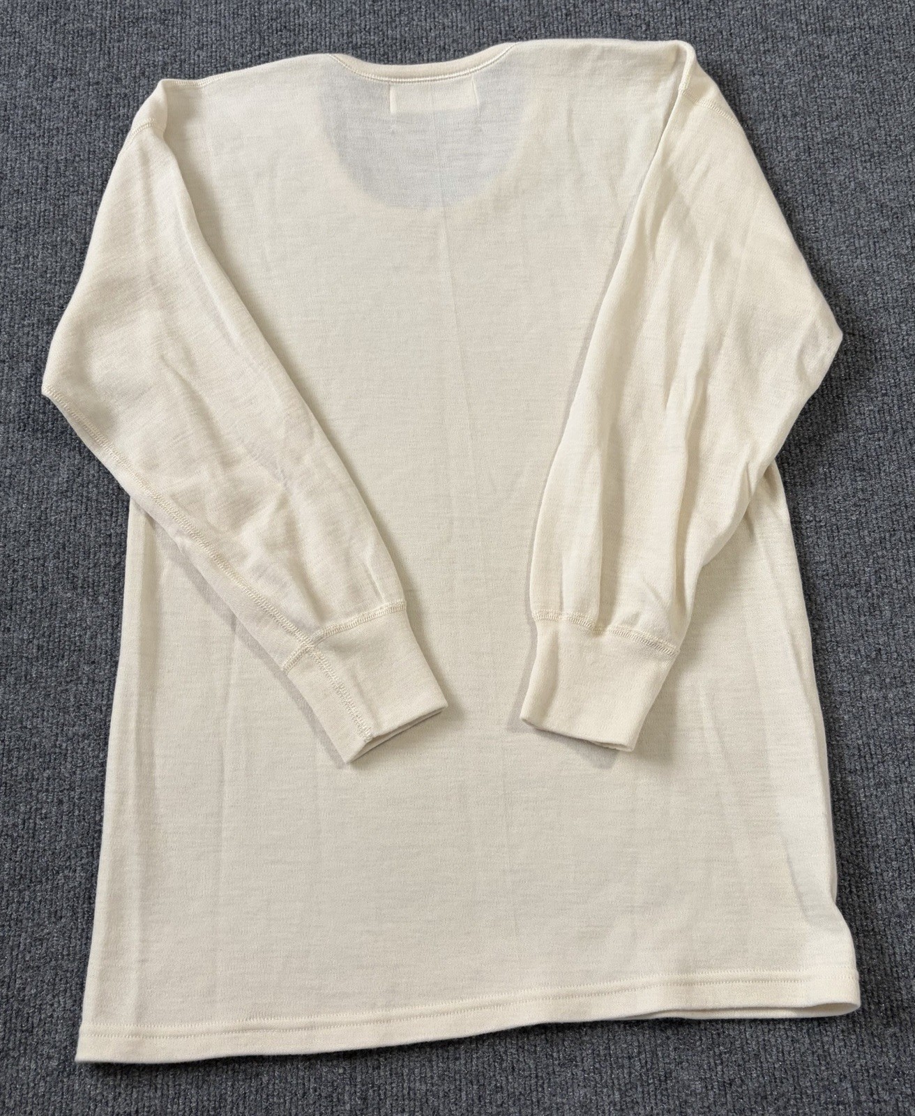 Hasyün Woolmark Blend Cream Long Sleeve Thermal XL 54/56 Soft Lightweight gallery