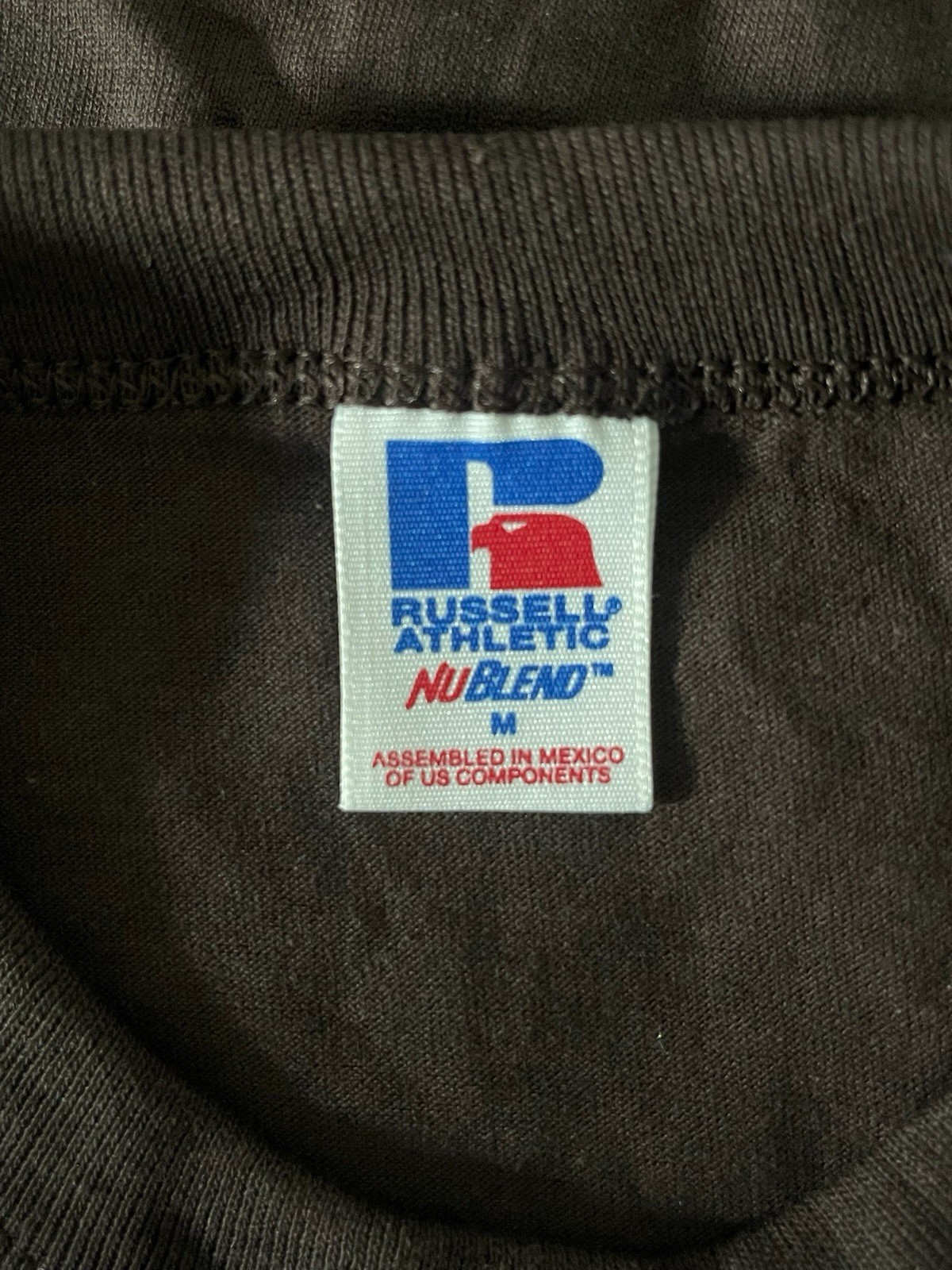 vintage russell athletic crewneck t-shirt mens size medium deadstock NWOT 90s gallery
