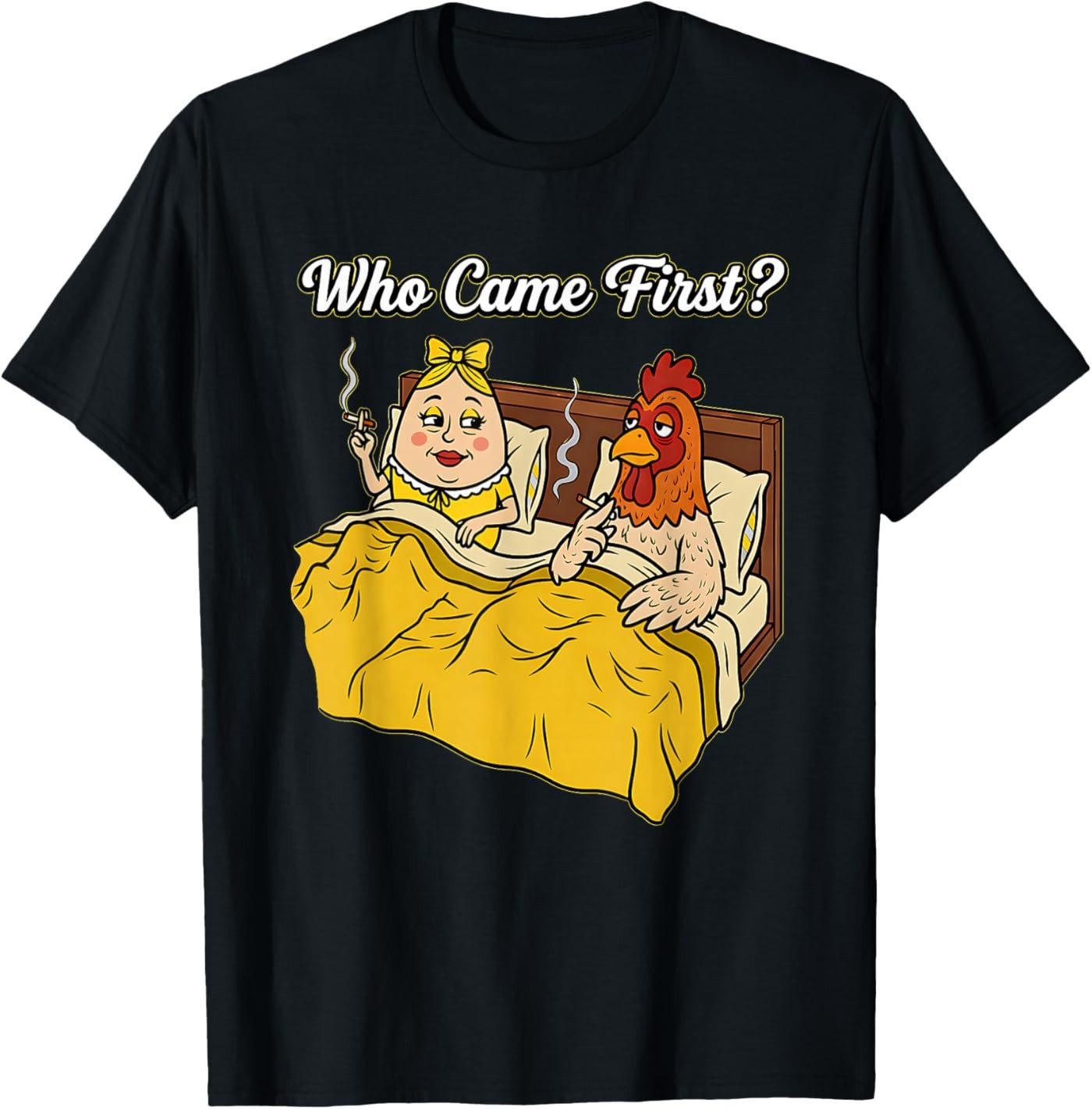 WHO Came First The Chicken Or The Egg T-Shirt