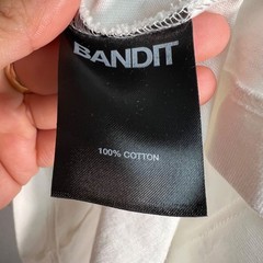 Bandit Running Mens Small White Graphic T-Shirt I Designed This Store New York