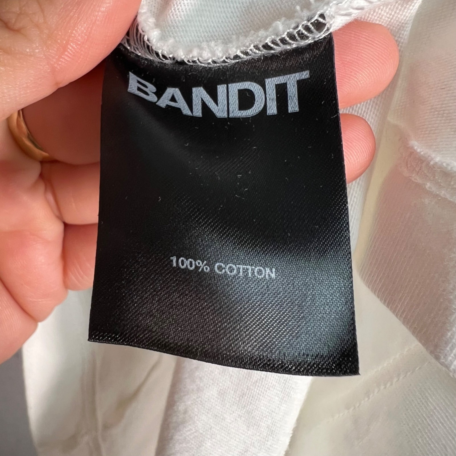 Bandit Running Mens Small White Graphic T-Shirt I Designed This Store New York gallery