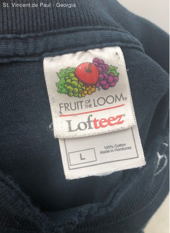 Fruit of the Loom Black High Neck Mercedes Benz LS 100% Cotton Shirt - Size L gallery