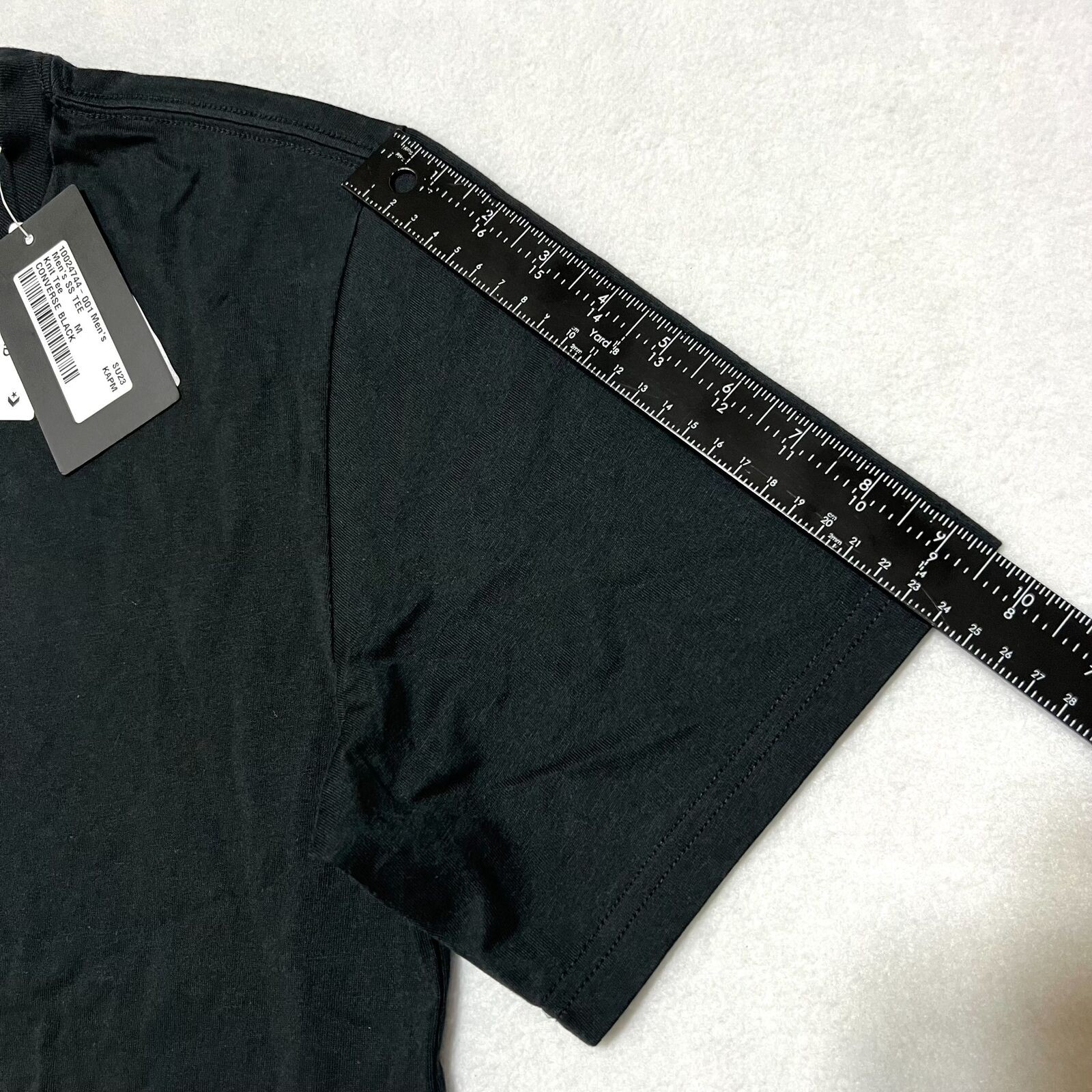 Converse Men's T-Shirt Black Graphic Black Crew Neck Short Sleeve Tee Medium NWT gallery
