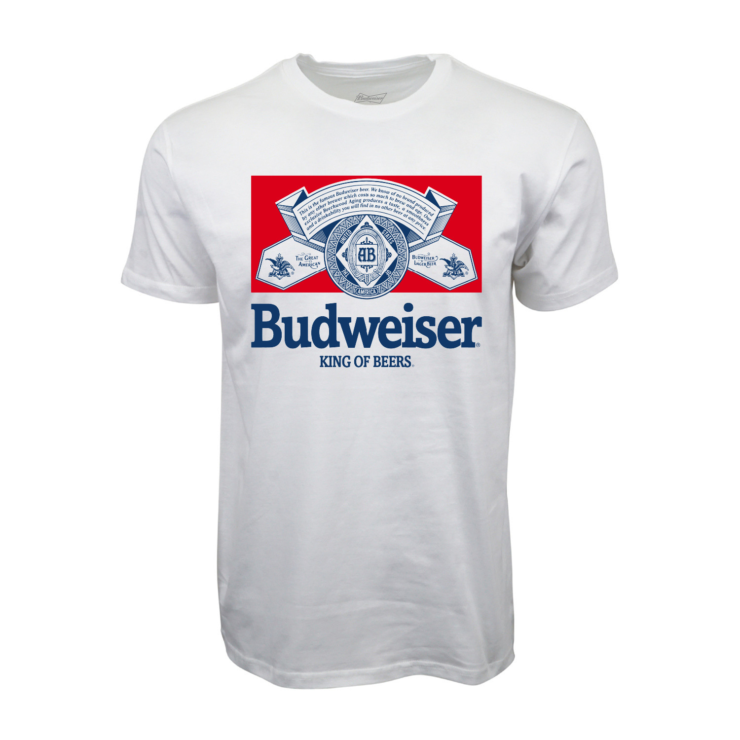 Budweiser's King Of Beers Graphic T shirt White gallery