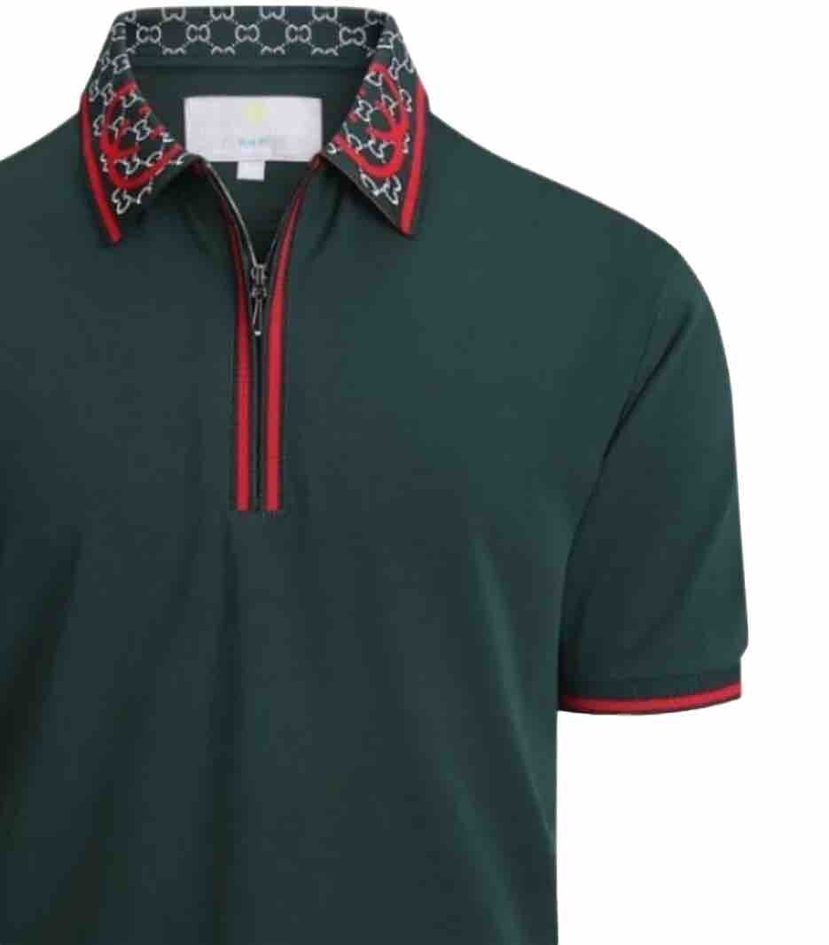 Men's Luxurious Fine Cotton Polo Shirt,Italian Style,Stretch M to 3XL……C8.A gallery